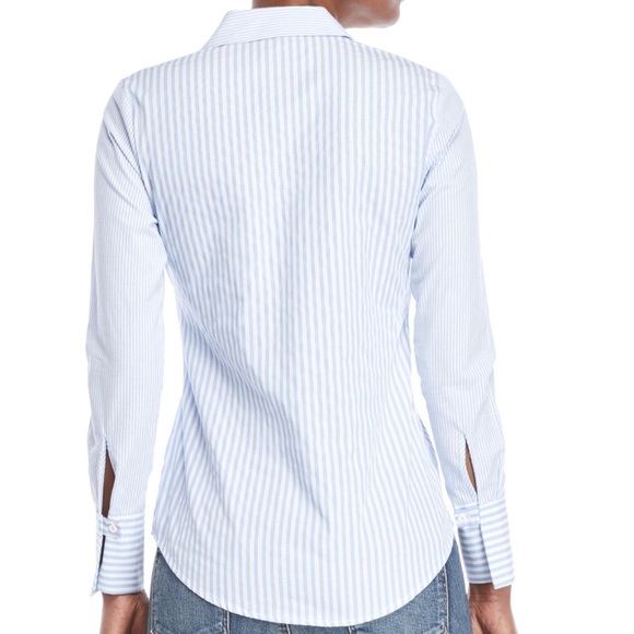 ROMEO + JULIET COUTURE Striped Tie Front Top - Picture 8 of 8